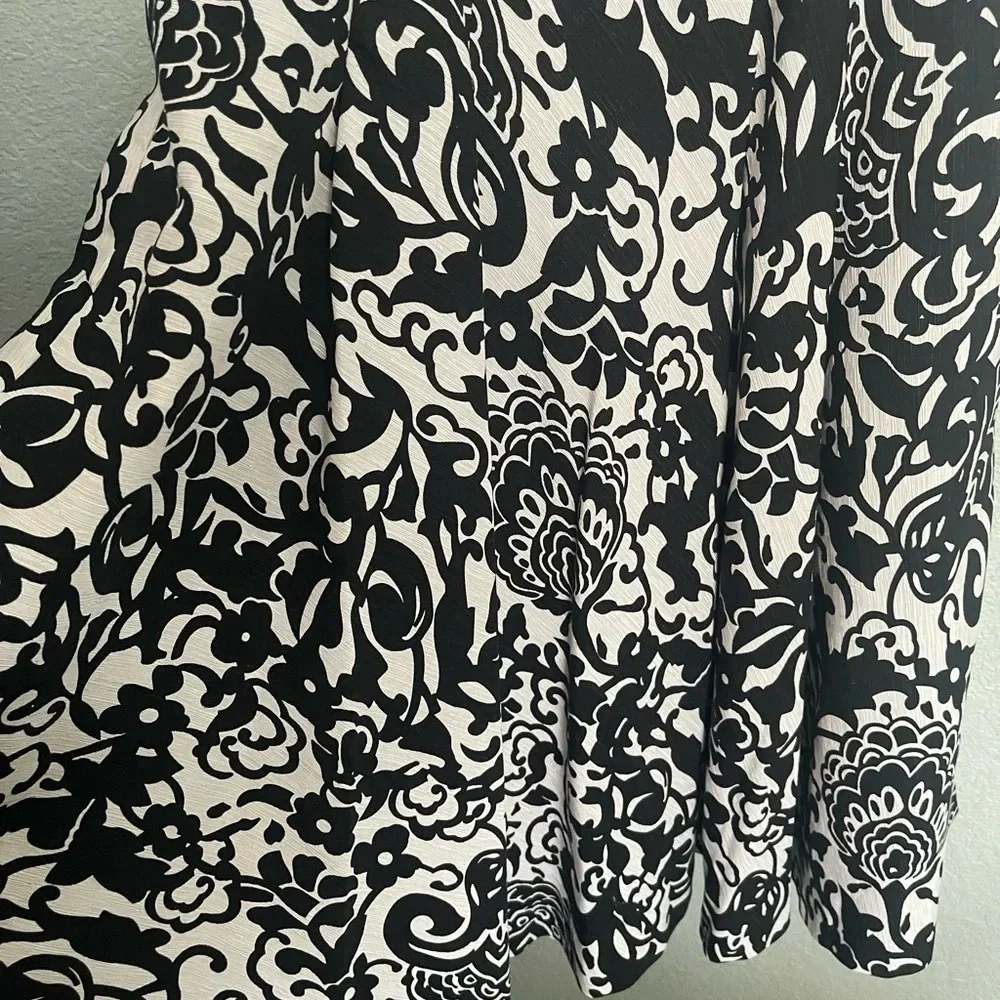 Black and White Cache Dress